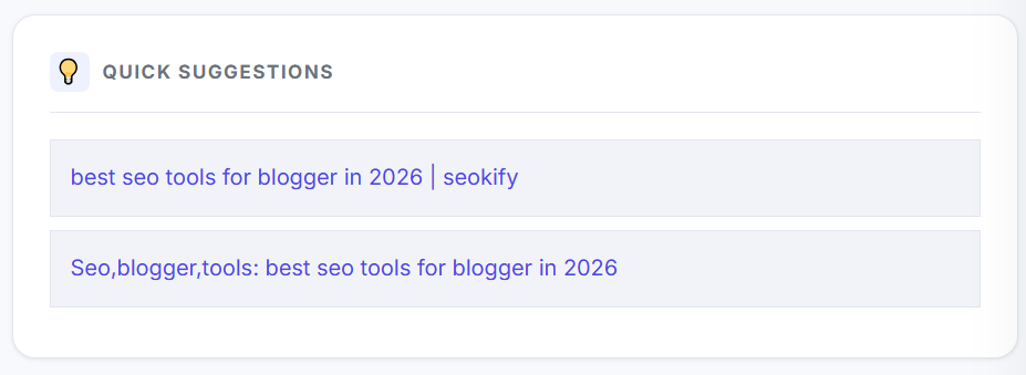 Free SEO Title Analyzer - Check Title Length, CTR | Seokify